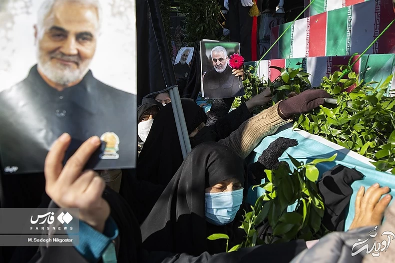 (تصاویر) تشییع ۱۵۰ شهید گمنام در تهران